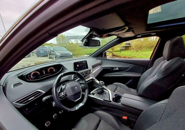 Peugeot 3008 cena 86900 przebieg: 87151, rok produkcji 2019 z Kisielice małe 56